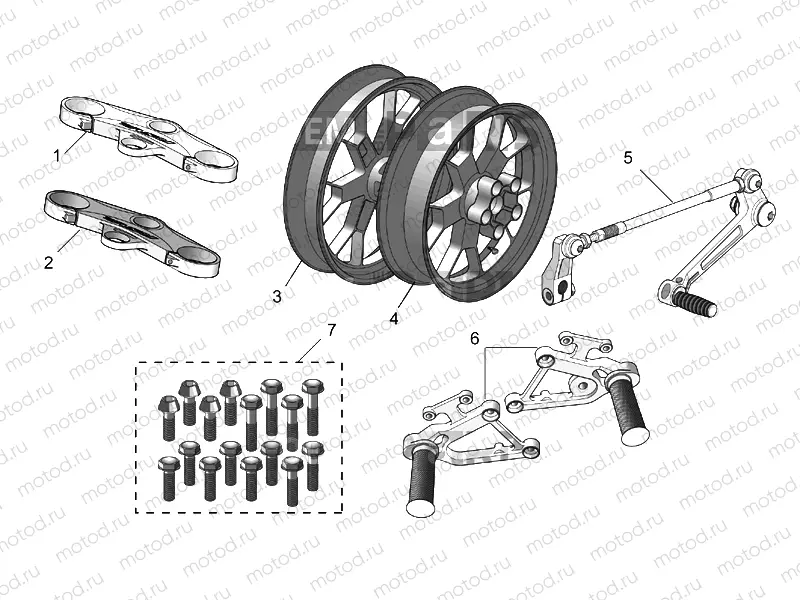 Acc. - Cyclistic components I