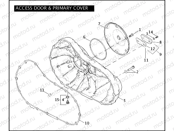 ACCESS DOOR & PRIMARY COVER