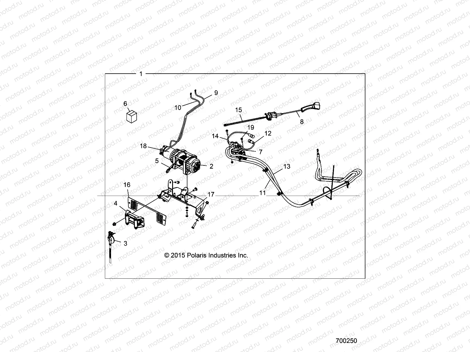 ACCESSORIES | ACCESSORIES, WINCH - R16RME57A9 (700250)