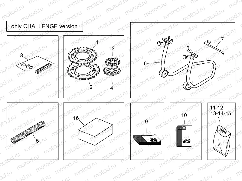 Accessories Kit - Challenge Version
