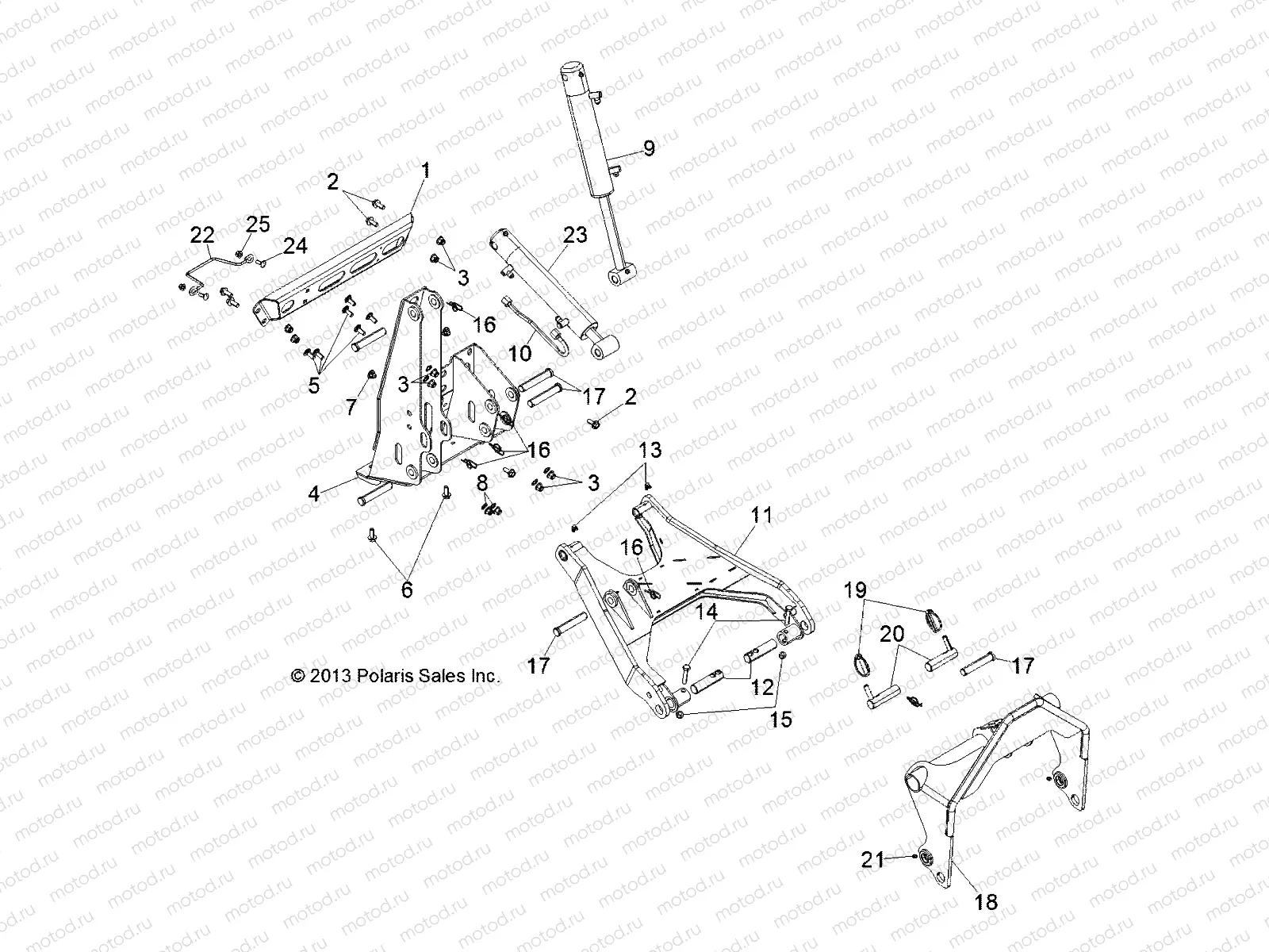 ACCESSORY | ACCESSORY, FRONT ATTACHMENT - D17B3/4PD1AJ (49BRUTUSATTACHFRT13)