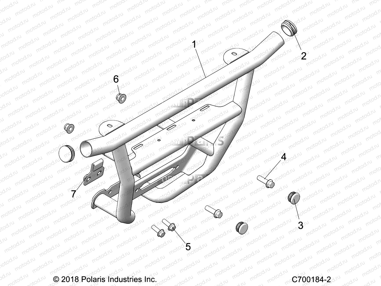 ACCESSORY | ACCESSORY, FRONT BUMPER - G21GAB99CM/FM (C700184-2)