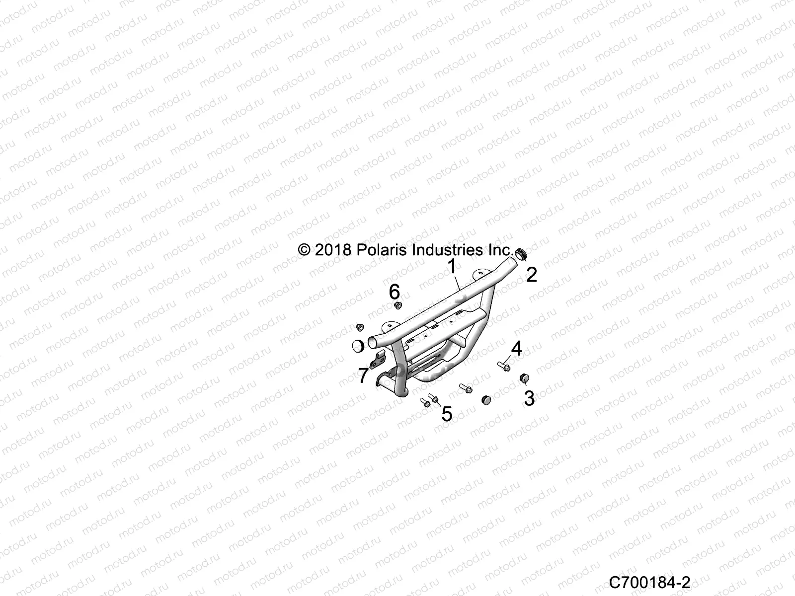 ACCESSORY | ACCESSORY, FRONT BUMPER - R19RGE99A2/EAR/EBR/UAF/UBF/UAM/KAK/UA9/UB9/UBM/UBL/UAL/KBK (C700184-2)