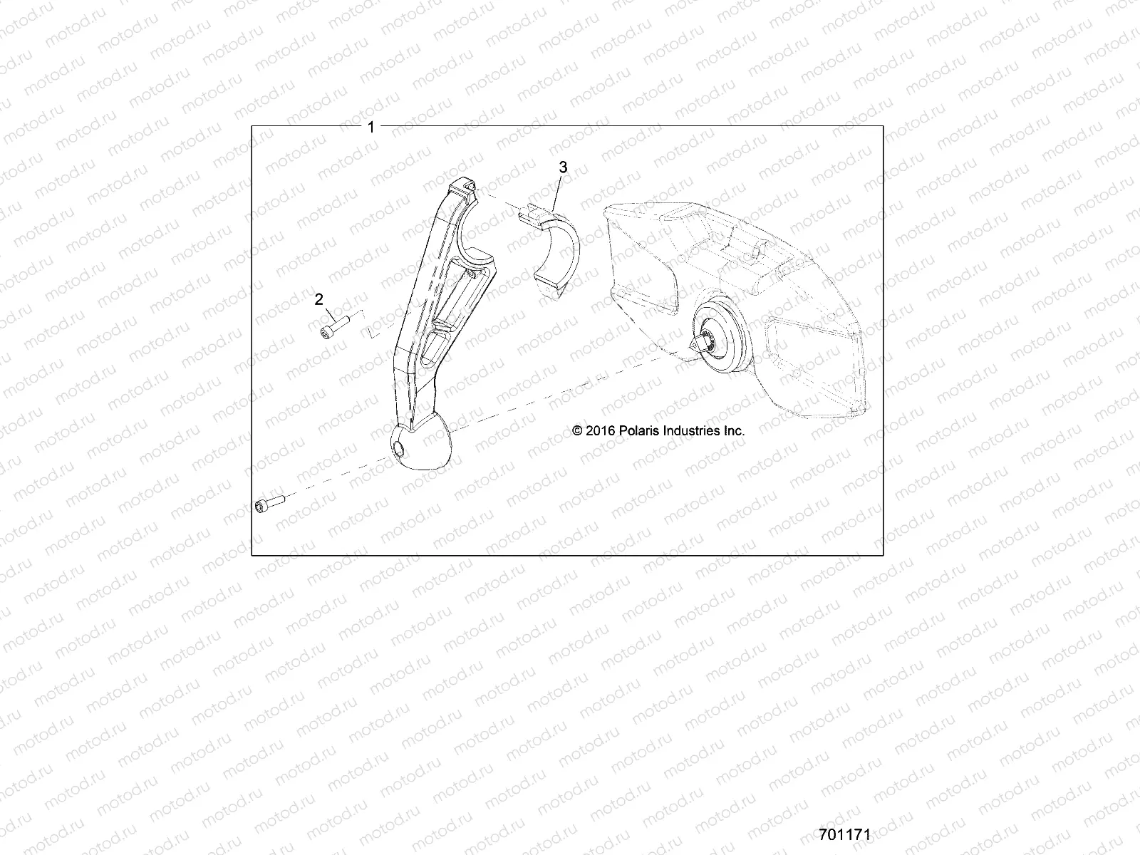 ACCESSORY | ACCESSORY, MIRROR, REAR - Z17VFM99AB (701171)