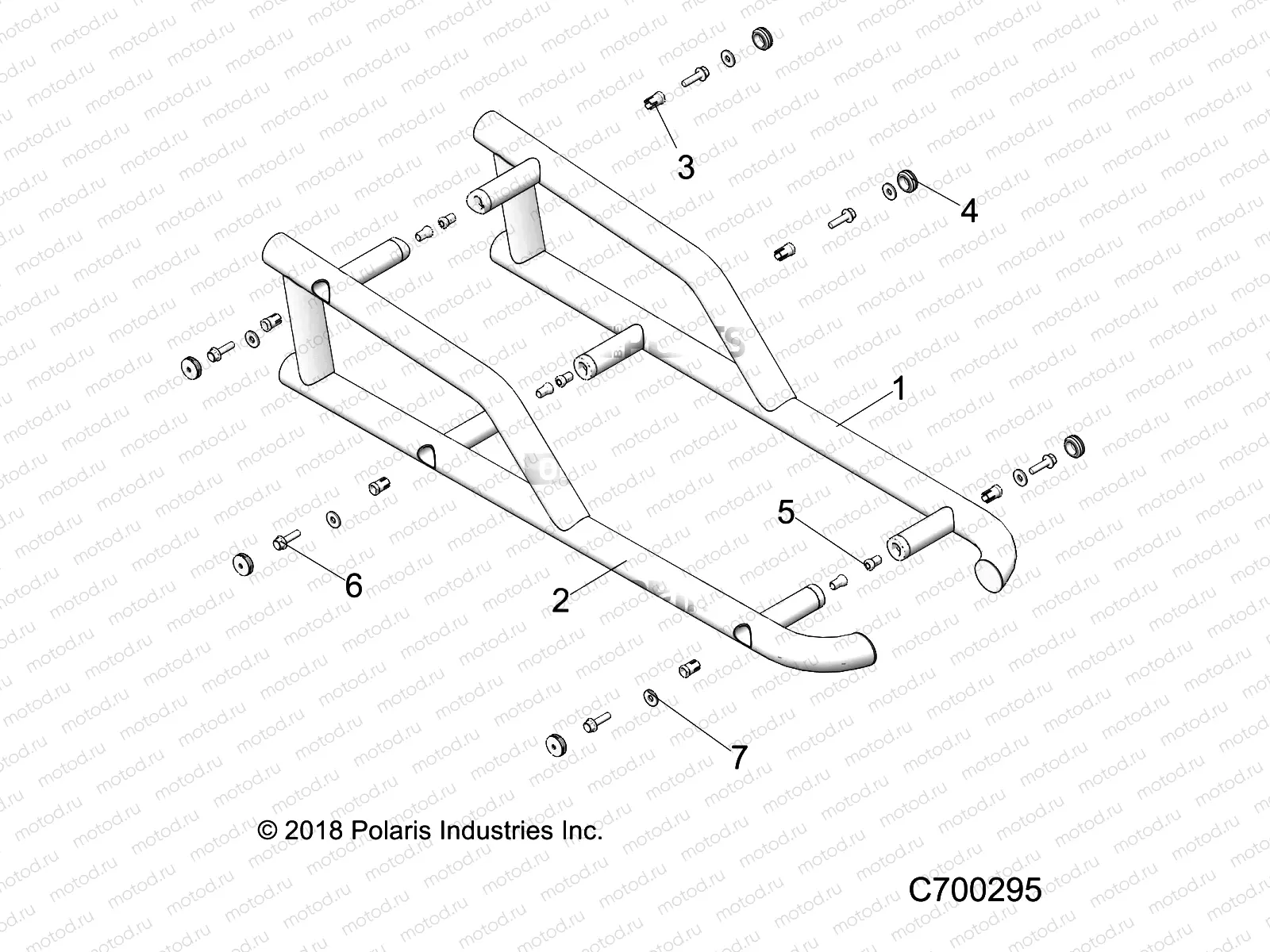 ACCESSORY | ACCESSORY, ROCK SLIDER - R19RGU99AL/UBL/UAF (C700295)