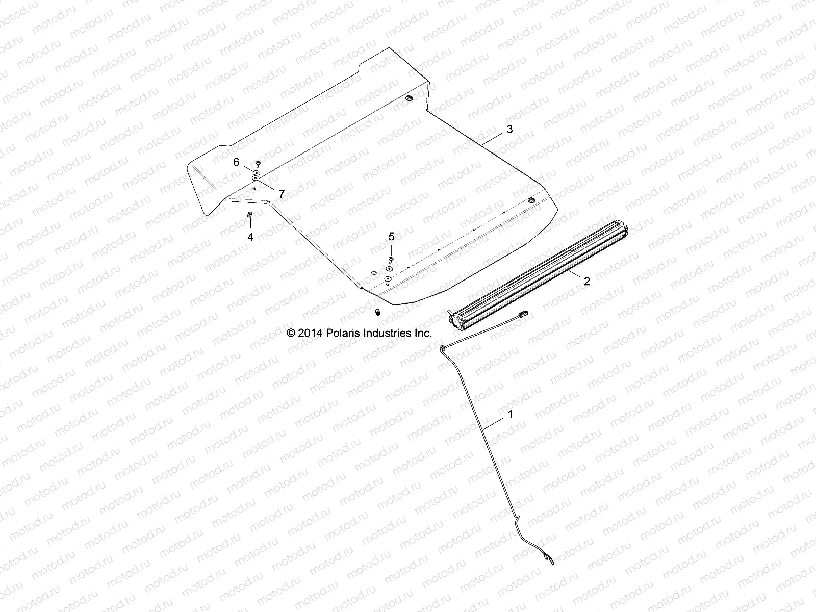 ACCESSORY | ACCESSORY, ROOF AND LIGHT BAR - Z15VDK99AA (49RGRACCESSORIES151KRF)