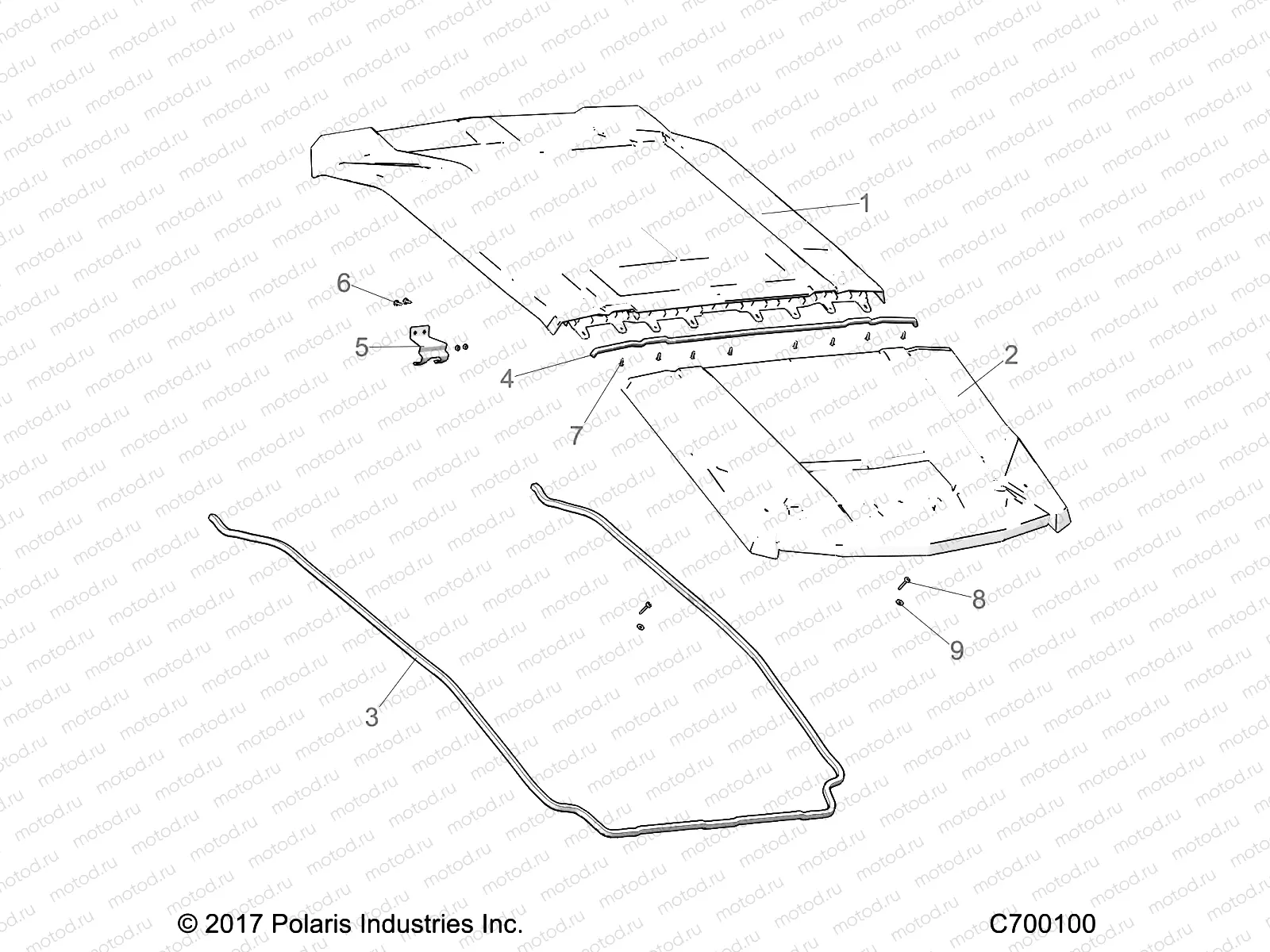 ACCESSORY | ACCESSORY, ROOF - G21G4E99NW (C700100)