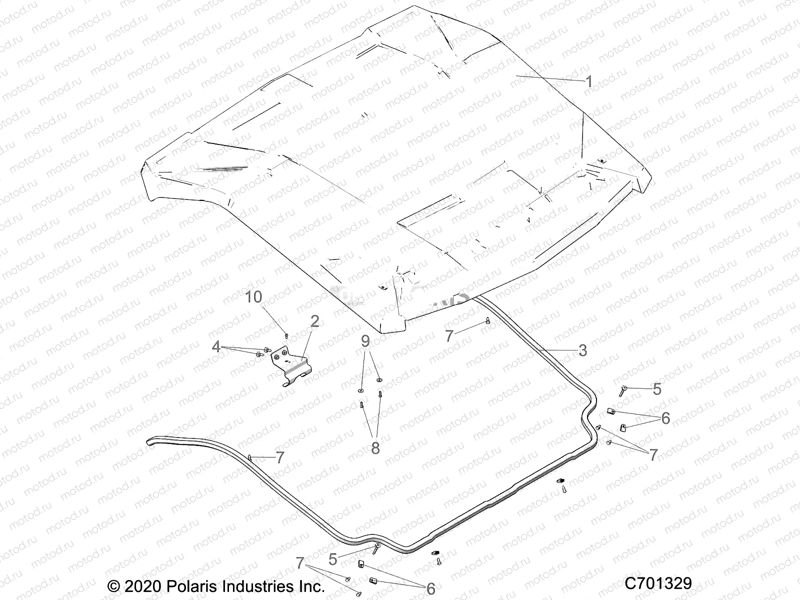 ACCESSORY | ACCESSORY, ROOF - G21GAD99AC/AW/BC/BW (C701329)