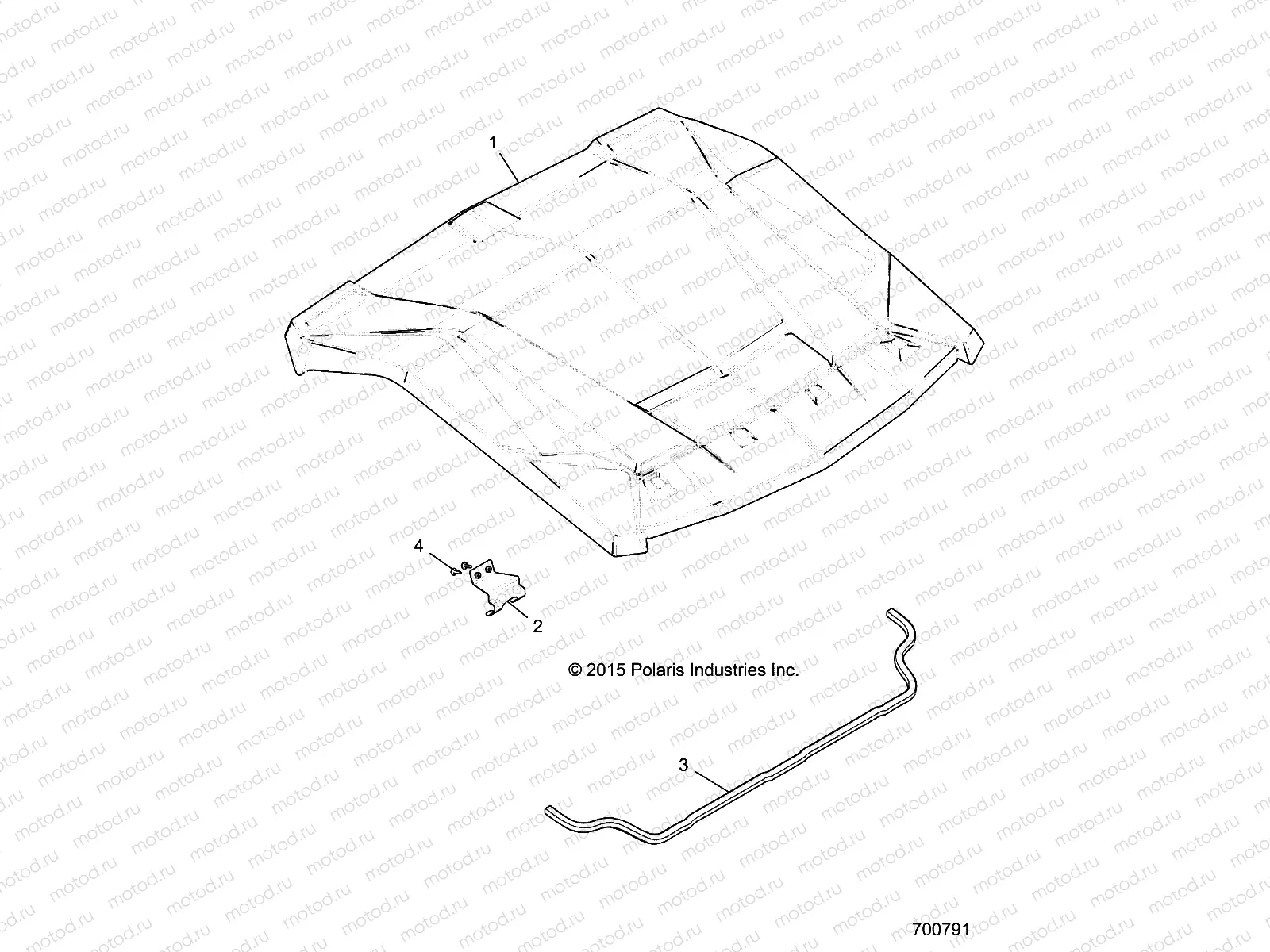 ACCESSORY | ACCESSORY, ROOF - R16RGE99AE (700791)