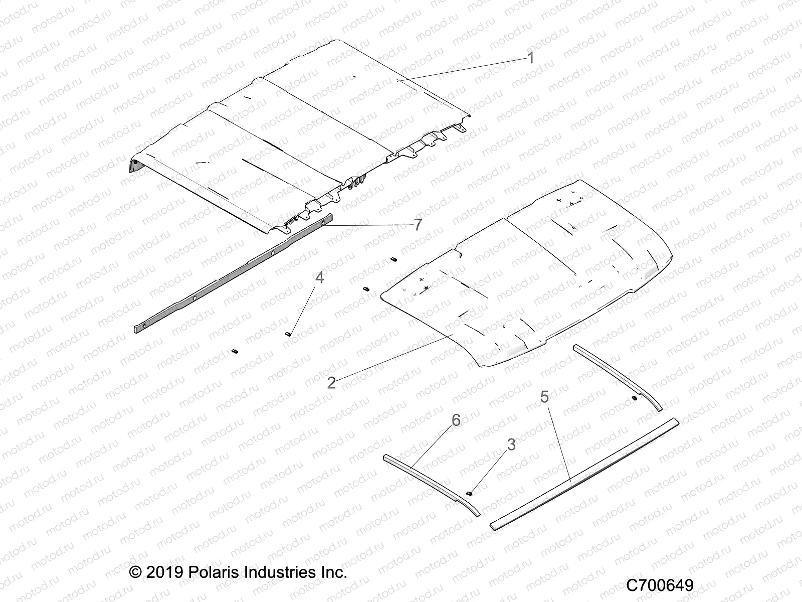 ACCESSORY | ACCESSORY, ROOF - R20RSK99AA/AX/A9/AP (C700649)