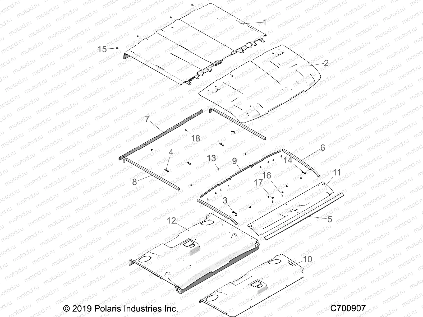 ACCESSORY | ACCESSORY, ROOF - R20RSK99AA/AX/A9/AP/BA/BX/B9/BP (C700907)
