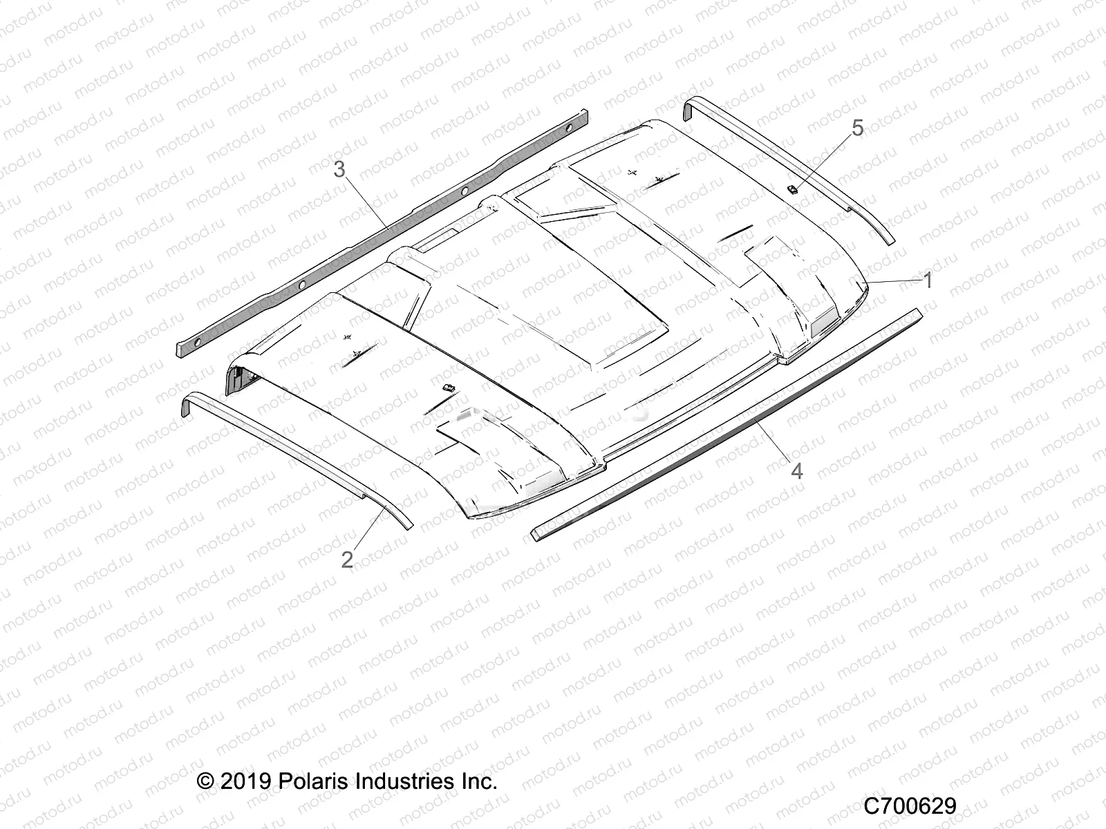 ACCESSORY | ACCESSORY, ROOF - R21RRF99AK (C700629)