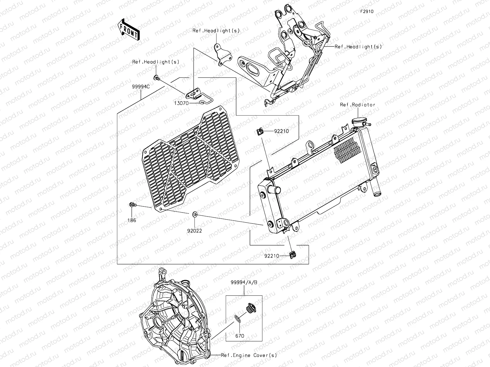 Accessory - Radiator Screen and Cap