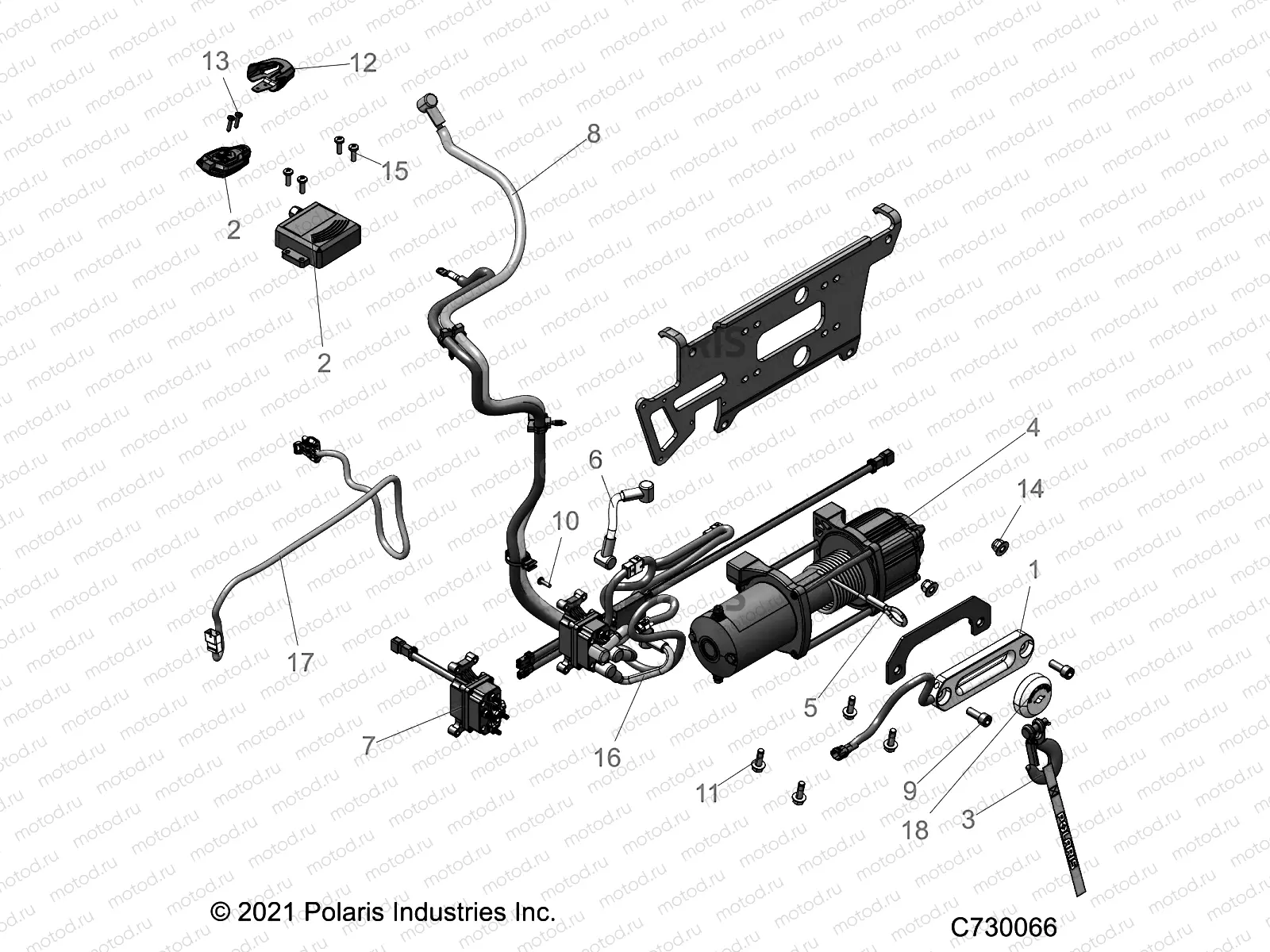 ACCESSORY WINCH - R21RRJ99A9/B9 (C730066) | ACCESSORY WINCH - R21RRJ99A9/B9 (C730066)