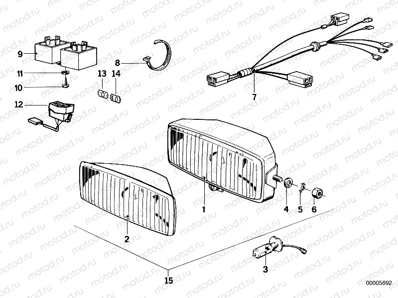 Additional headlight