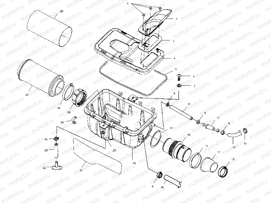 AIR BOX - A02CD50AA/AB/FB (4970197019A12) | AIR BOX - A02CD50AA/AB/FB (4970197019A12)