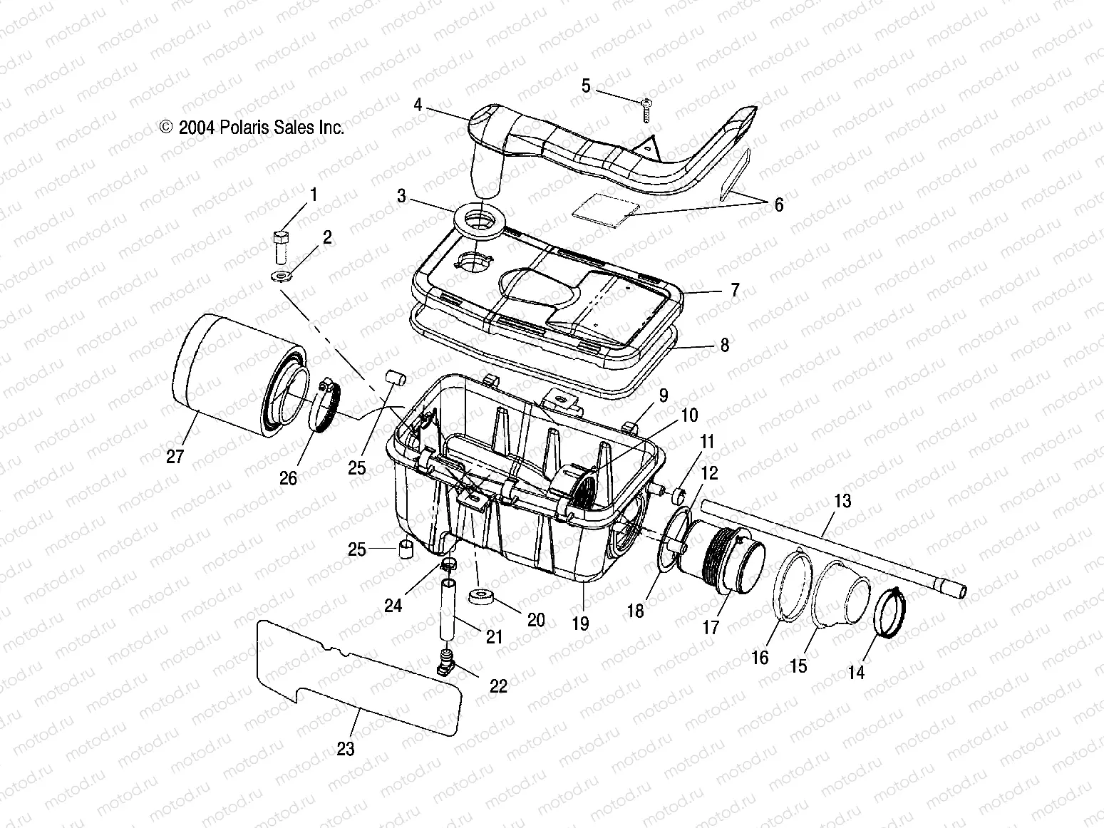AIR BOX - A05CA32AA/AB/AC/FA (4994839483A11) | AIR BOX - A05CA32AA/AB/AC/FA (4994839483A11)