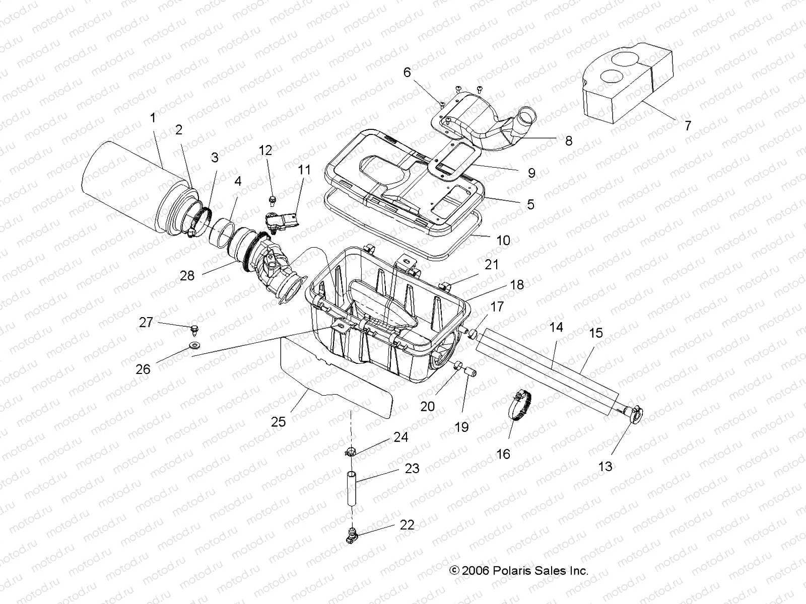 AIR BOX - A07MH68AX/AY/AZ (49ATVAIRBOX07700) | AIR BOX - A07MH68AX/AY/AZ (49ATVAIRBOX07700)
