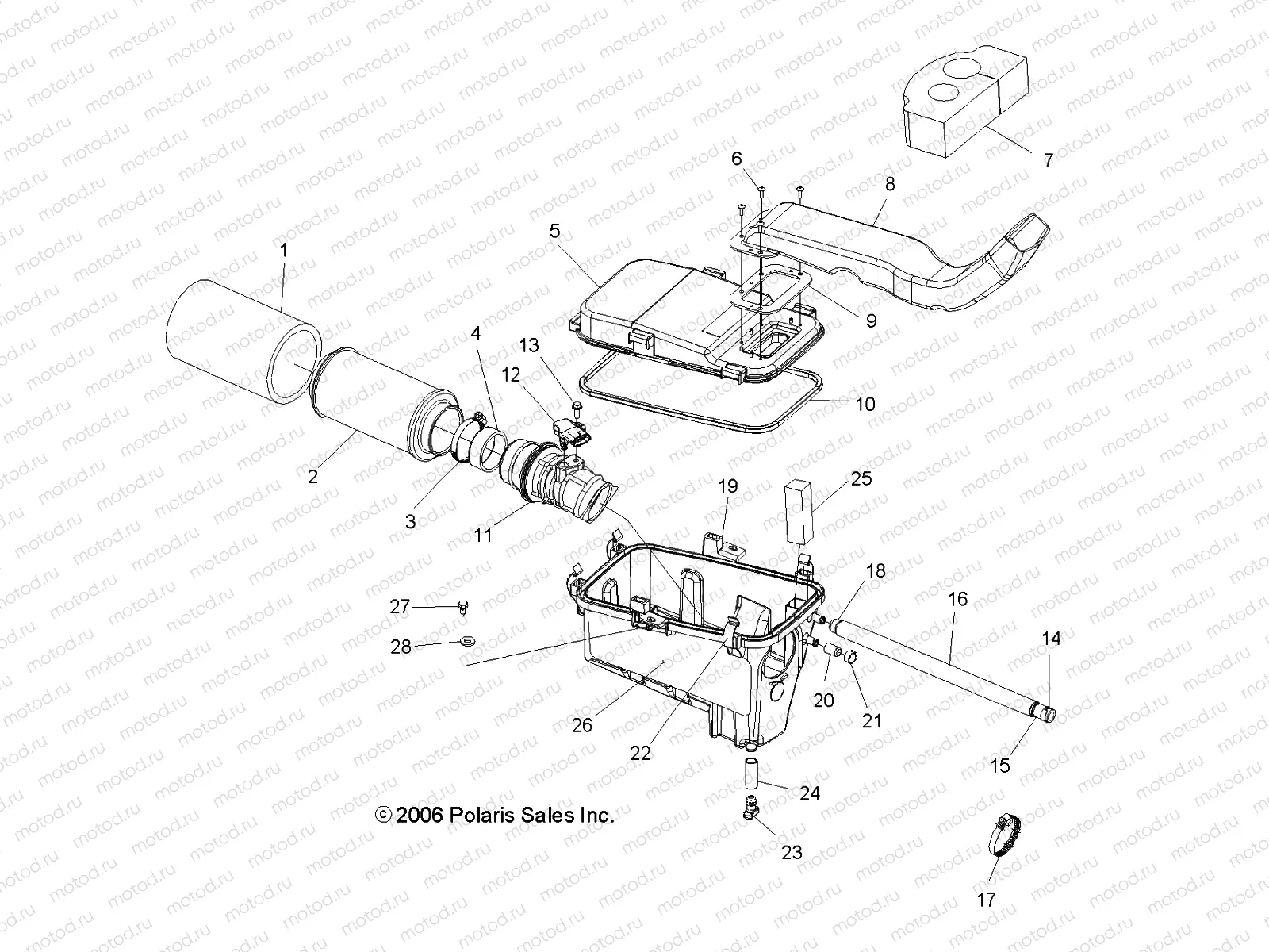 AIR BOX - A07TH76AU/TN76AF/AL/AU (49ATVAIRBOX07X2800) | AIR BOX - A07TH76AU/TN76AF/AL/AU (49ATVAIRBOX07X2800)