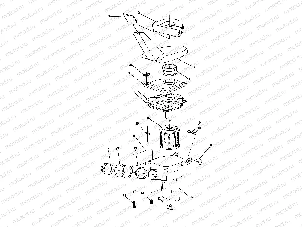 AIR BOX ASSEMBLY 250 4x6 / W928627 (4922902290025A) | AIR BOX ASSEMBLY 250 4x6 / W928627 (4922902290025A)