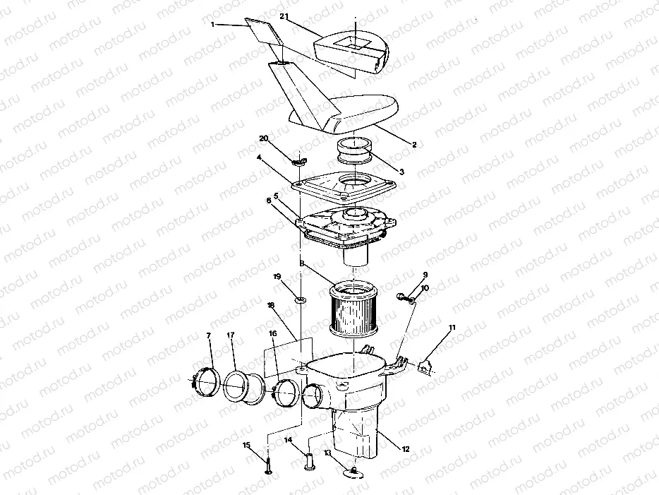 AIR BOX ASSEMBLY 350 2X4 / W927539 (4922882288015A) | AIR BOX ASSEMBLY 350 2X4 / W927539 (4922882288015A)