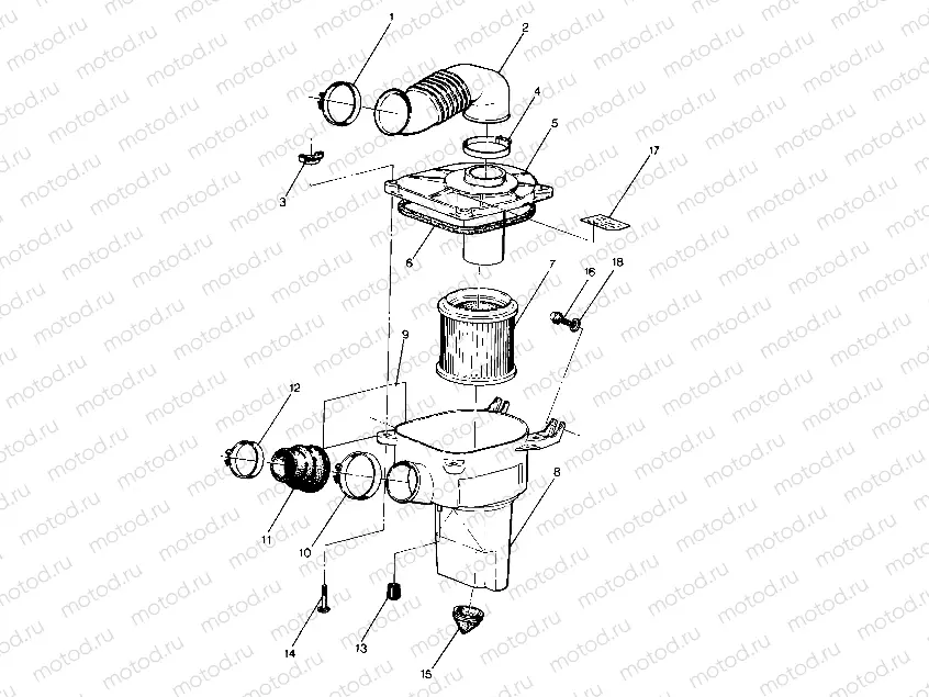Air Box Assembly (4913491349019A) | Air Box Assembly (4913491349019A)