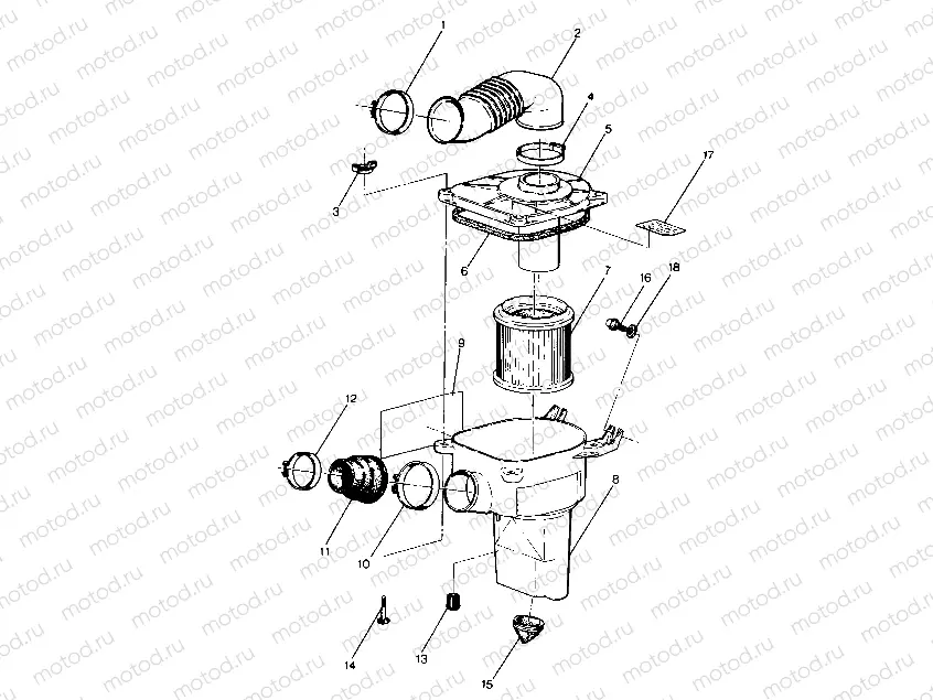 Air Box Assembly (4913501350019A) | Air Box Assembly (4913501350019A)
