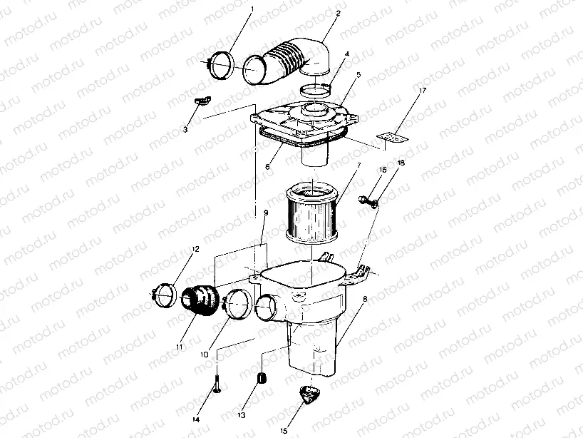 Air Box Assembly (4913521352008A) | Air Box Assembly (4913521352008A)