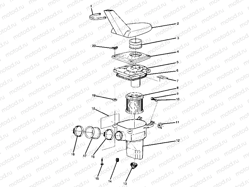 Air Box Assembly (4914891489019A) | Air Box Assembly (4914891489019A)