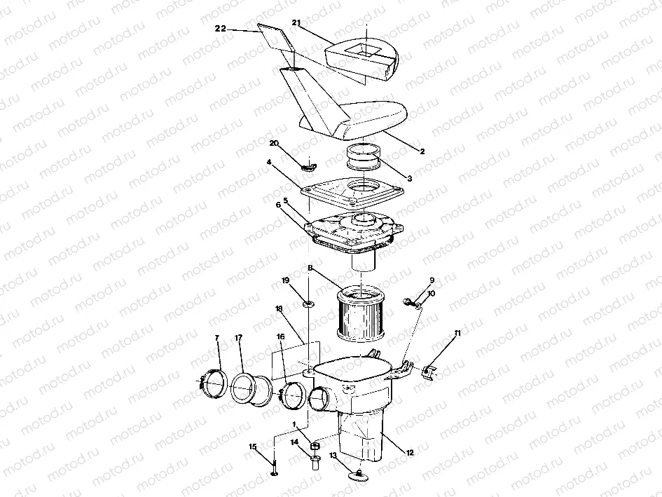 Air Box Assembly (4918541854027A) | Air Box Assembly (4918541854027A)