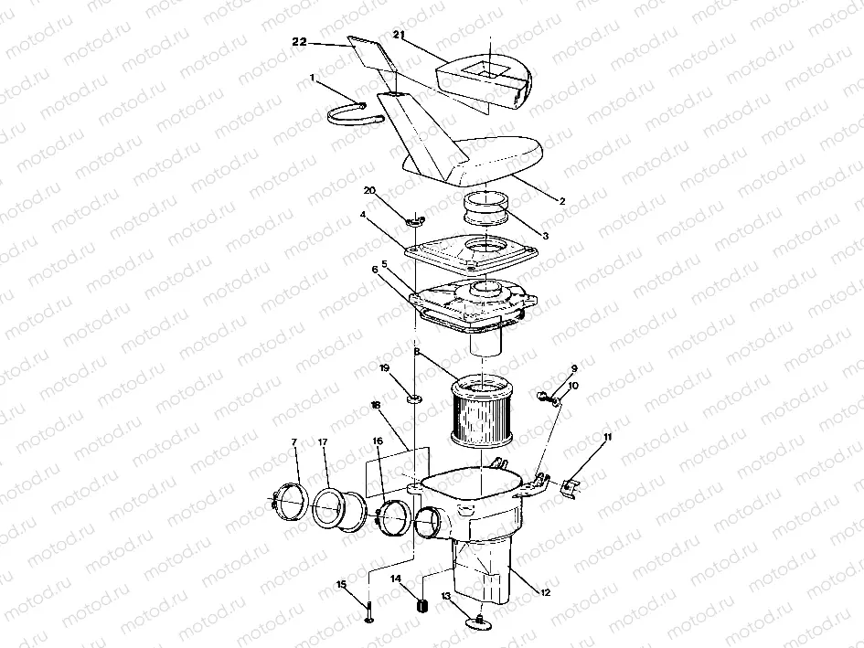 AIR BOX ASSEMBLY 6X6 (4919811981025A) | AIR BOX ASSEMBLY 6X6 (4919811981025A)