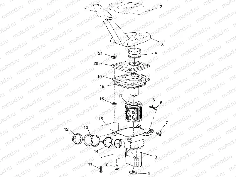 AIR BOX ASSEMBLY SWEDISH 4x4 400L S948140 (4926912691B011) | AIR BOX ASSEMBLY SWEDISH 4x4 400L S948140 (4926912691B011)