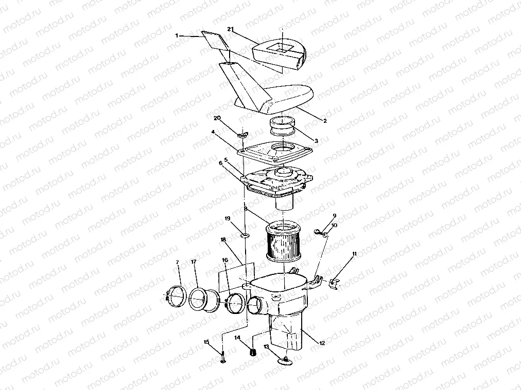 AIR BOX ASSEMBLY Trail Blazer / W927221 (4922852285019A) | AIR BOX ASSEMBLY Trail Blazer / W927221 (4922852285019A)