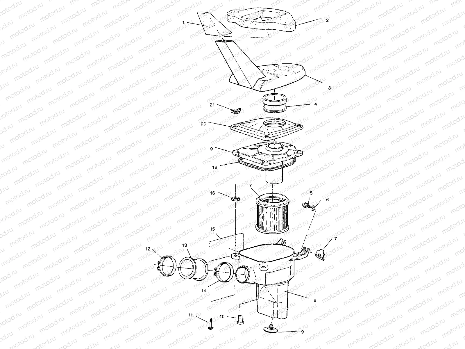 AIR BOX ASSEMBLY - W937527 (4924022402a014) | AIR BOX ASSEMBLY - W937527 (4924022402a014)