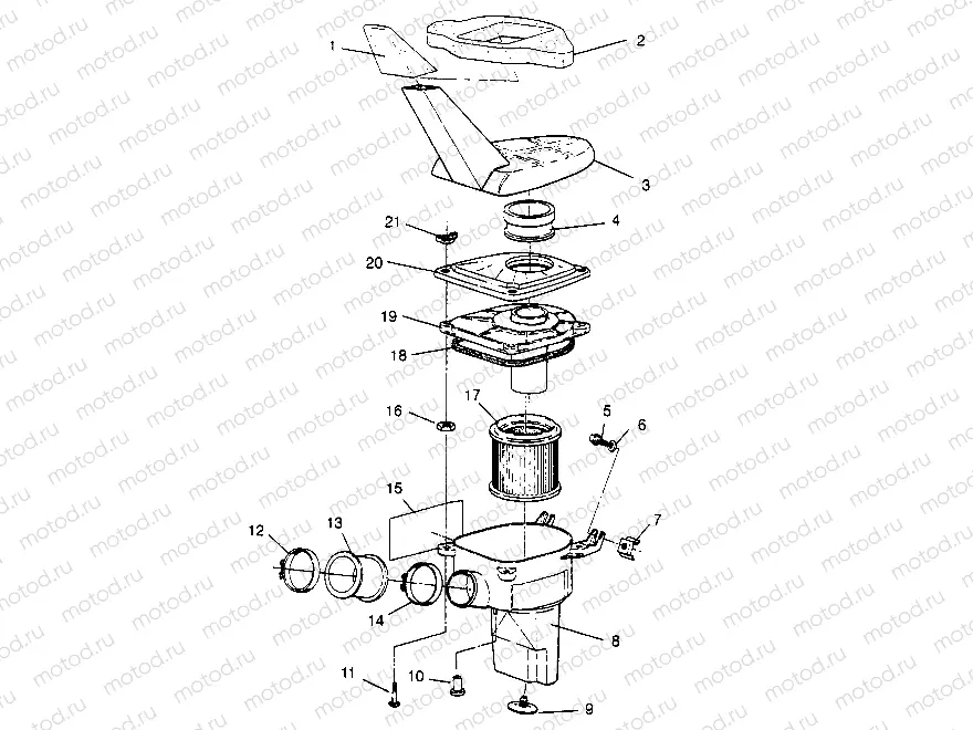 AIR BOX ASSEMBLY - W948130 (4926762676A014) | AIR BOX ASSEMBLY - W948130 (4926762676A014)