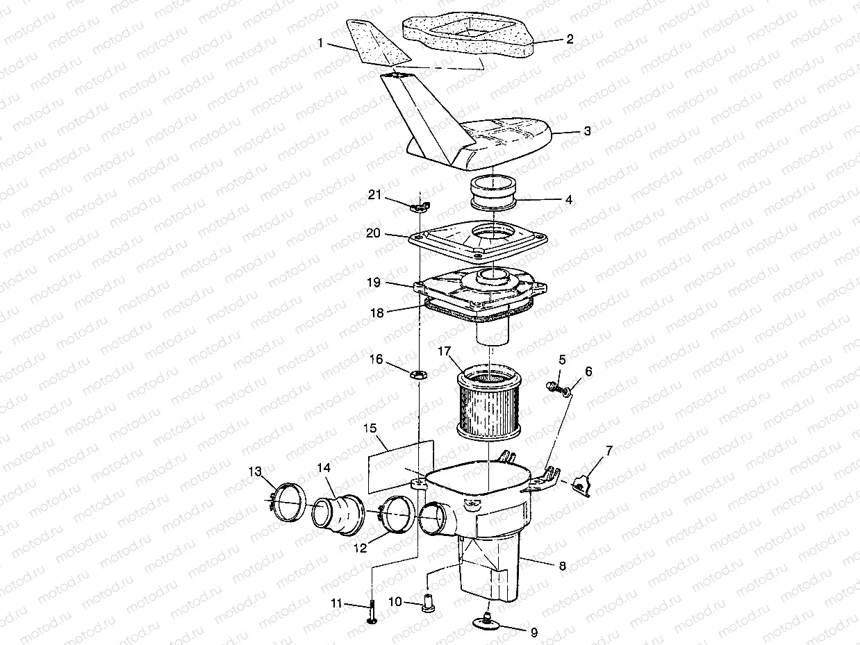 AIR BOX BIG BOSS 6X6 400L W97AE38A (4940814081B002) | AIR BOX BIG BOSS 6X6 400L W97AE38A (4940814081B002)