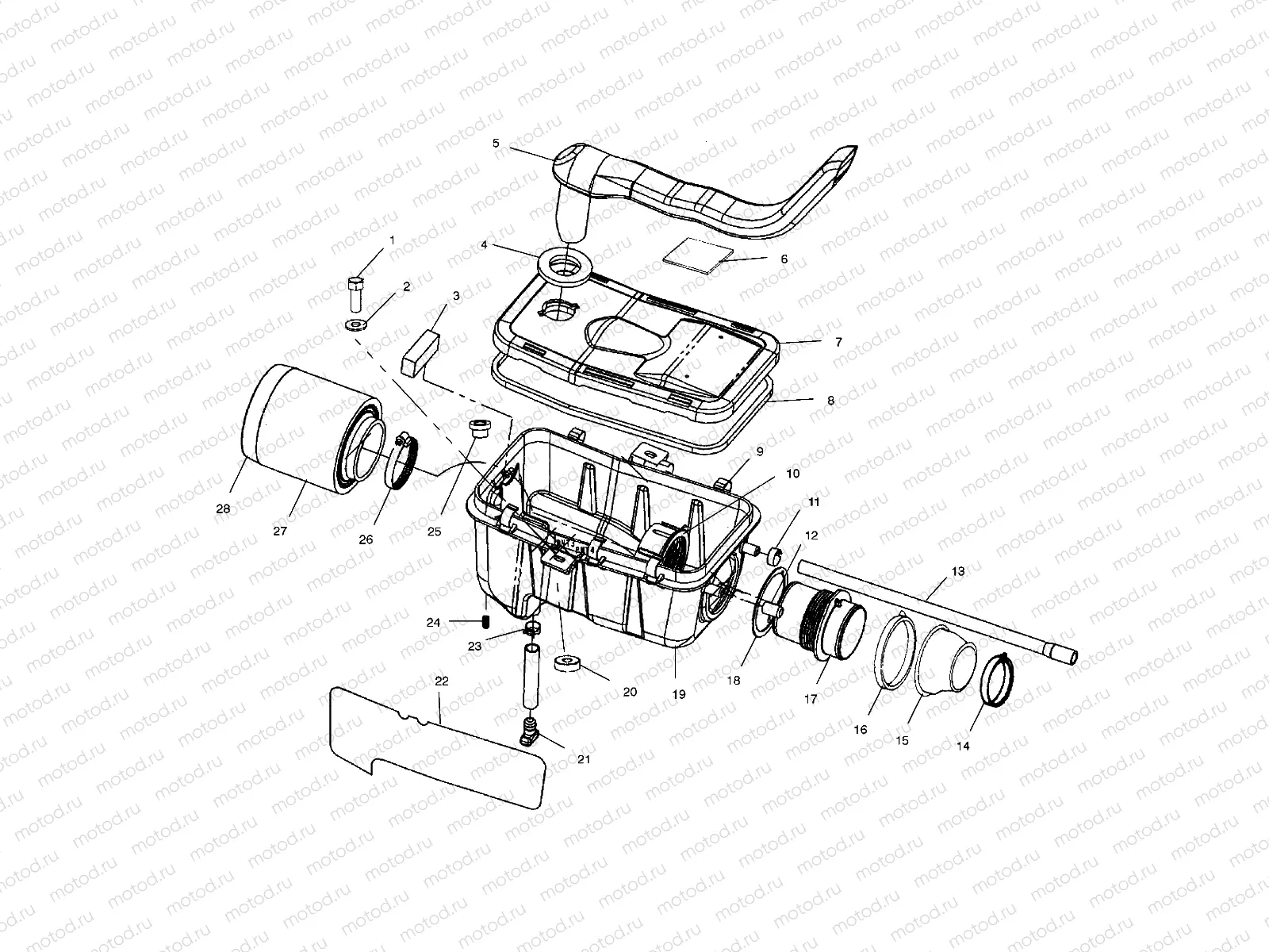 AIR BOX (If built after 1/08/01) - A01CD32AA (4964026402A012) | AIR BOX (If built after 1/08/01) - A01CD32AA (4964026402A012)