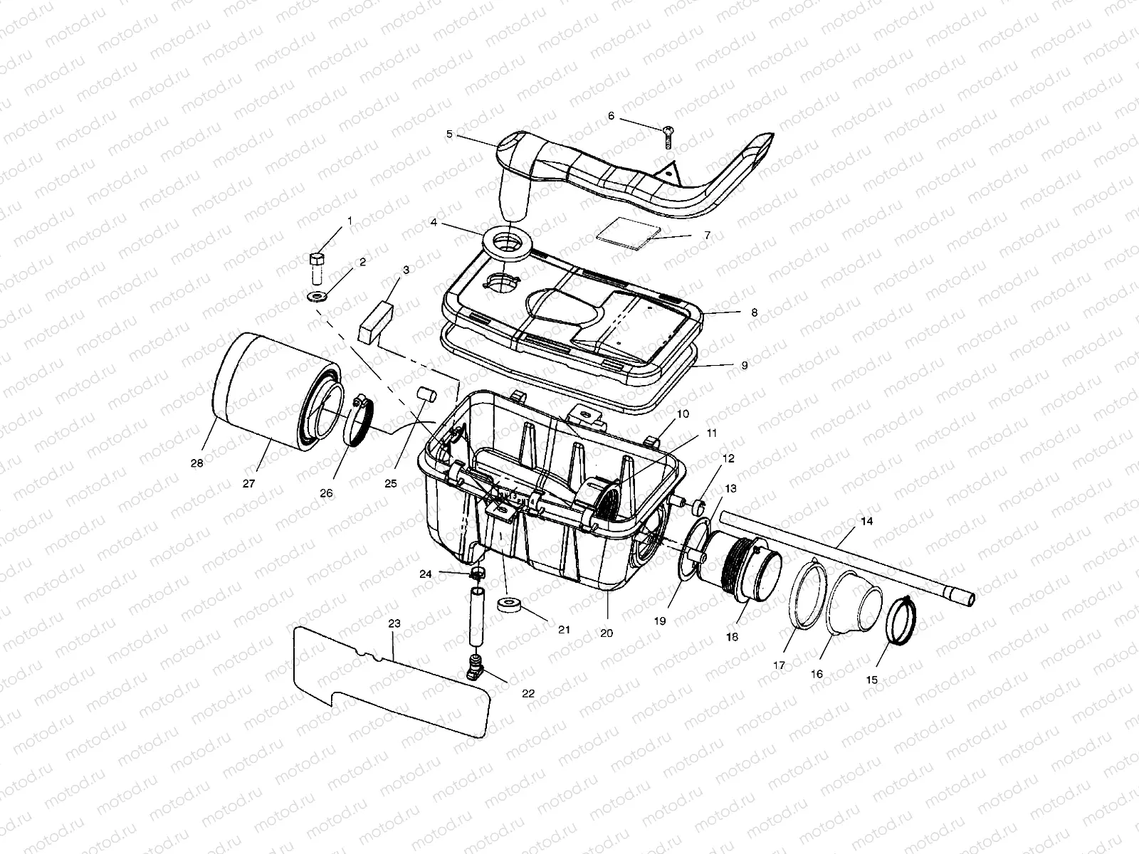 AIR BOX (If built after 12/11/00) - A01AA32AB (4963816381A013) | AIR BOX (If built after 12/11/00) - A01AA32AB (4963816381A013)