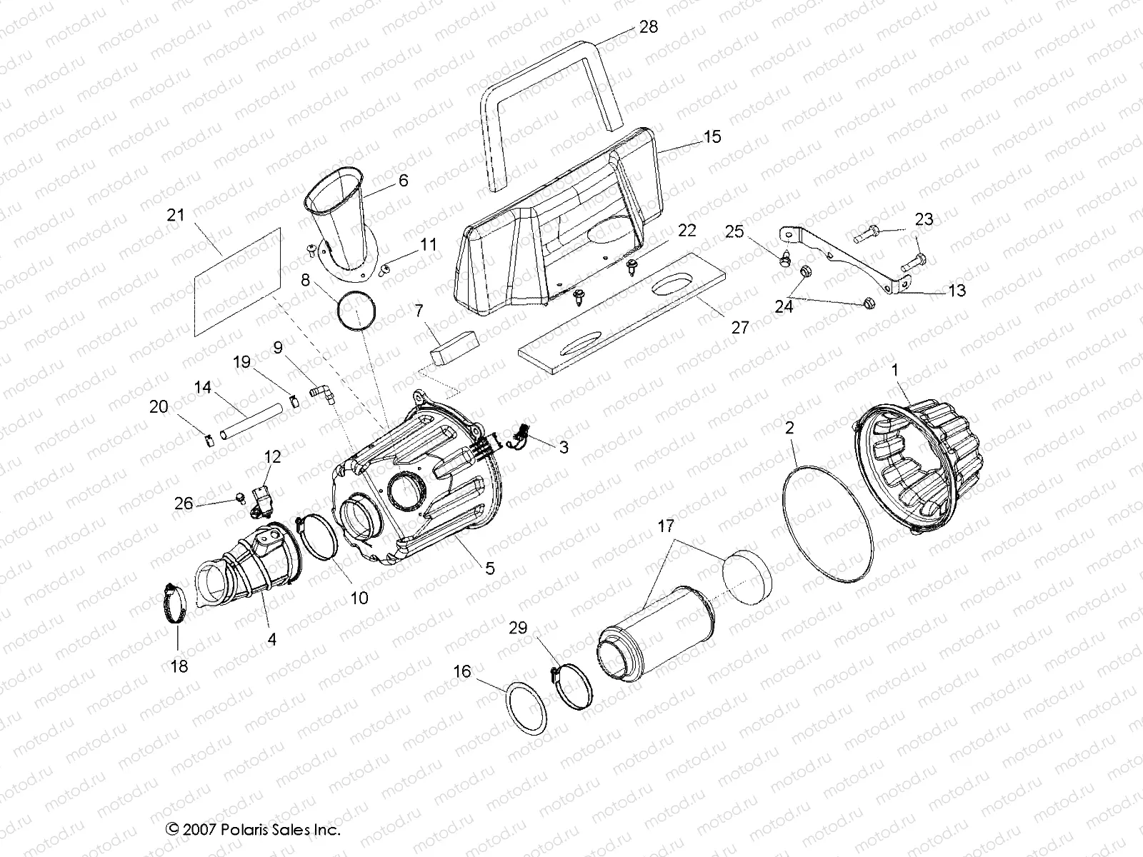 AIR BOX - R08VH76AD/AG (49RGRAIRBOX08VISTA) | AIR BOX - R08VH76AD/AG (49RGRAIRBOX08VISTA)