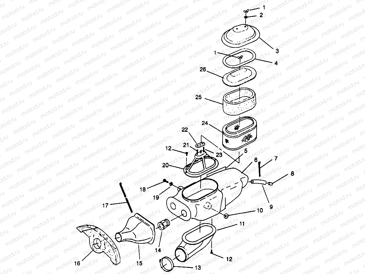AIR BOX Scrambler W967840 (4935823582B001) | AIR BOX Scrambler W967840 (4935823582B001)