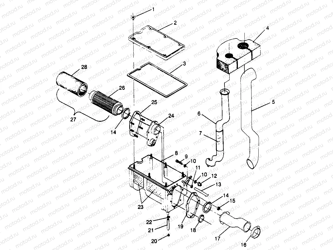 AIR BOX SPORTSMAN 500 W969244 (4936093609B001) | AIR BOX SPORTSMAN 500 W969244 (4936093609B001)