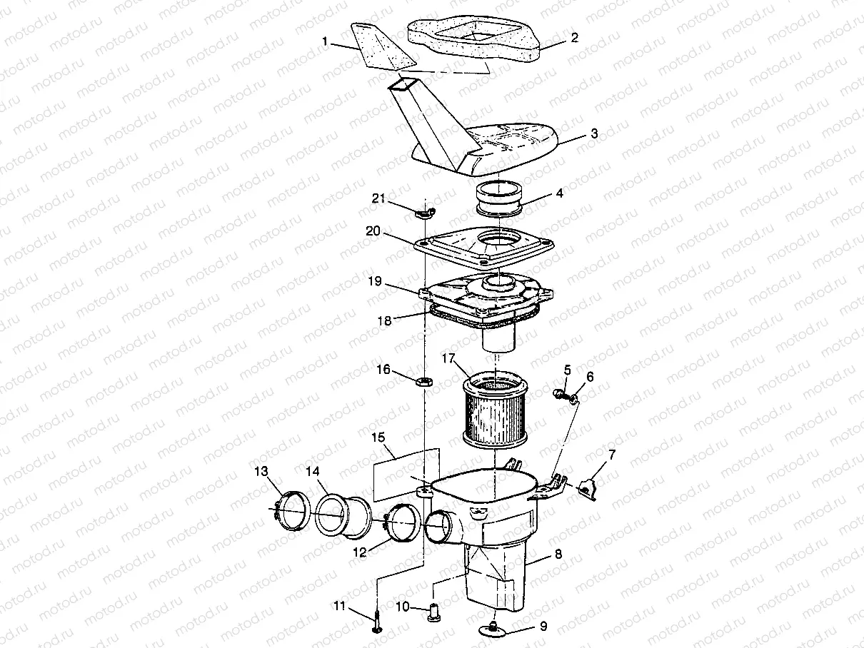 AIR BOX XPLORER 400L W97CC38C (4939753975B001) | AIR BOX XPLORER 400L W97CC38C (4939753975B001)