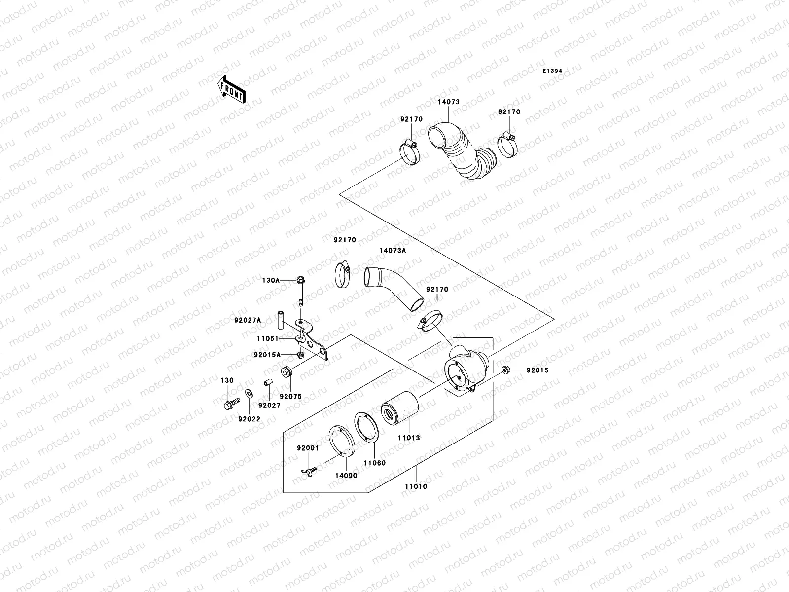 Air Cleaner-Belt Converter