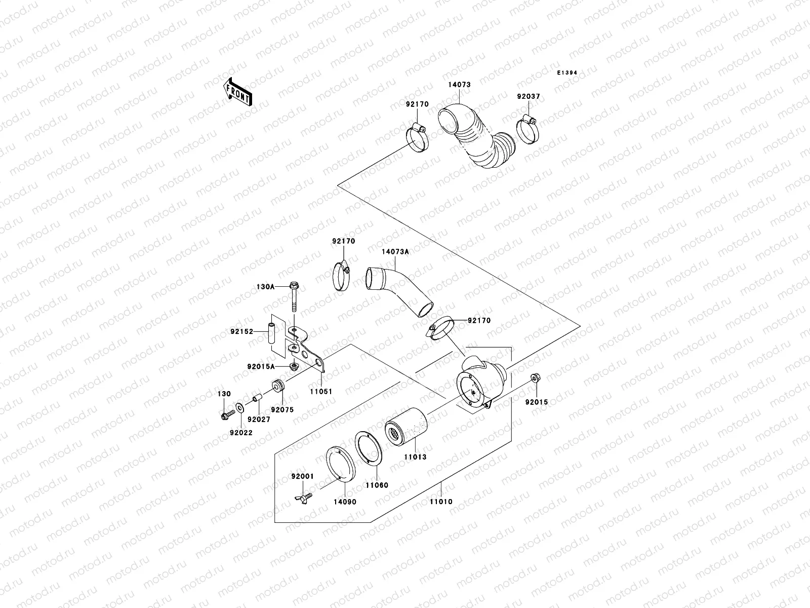 Air Cleaner-Belt Converter