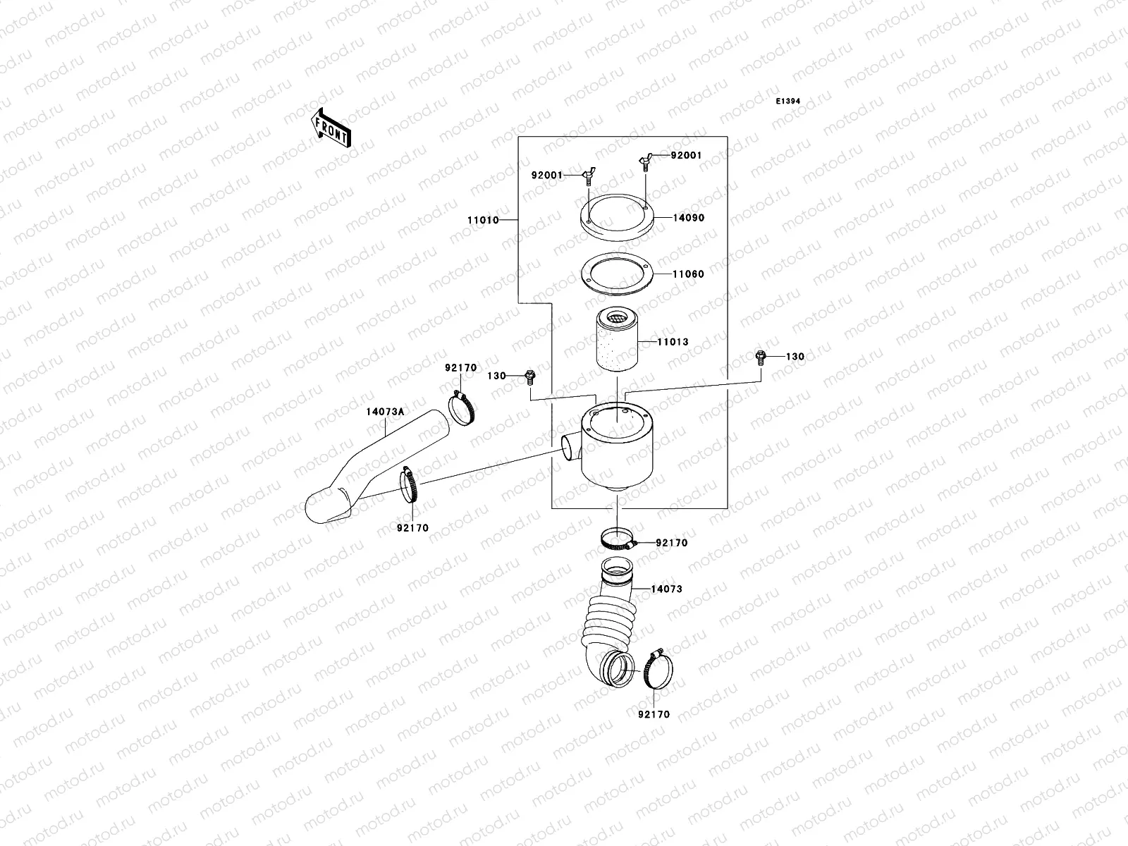 Air Cleaner-Belt Converter