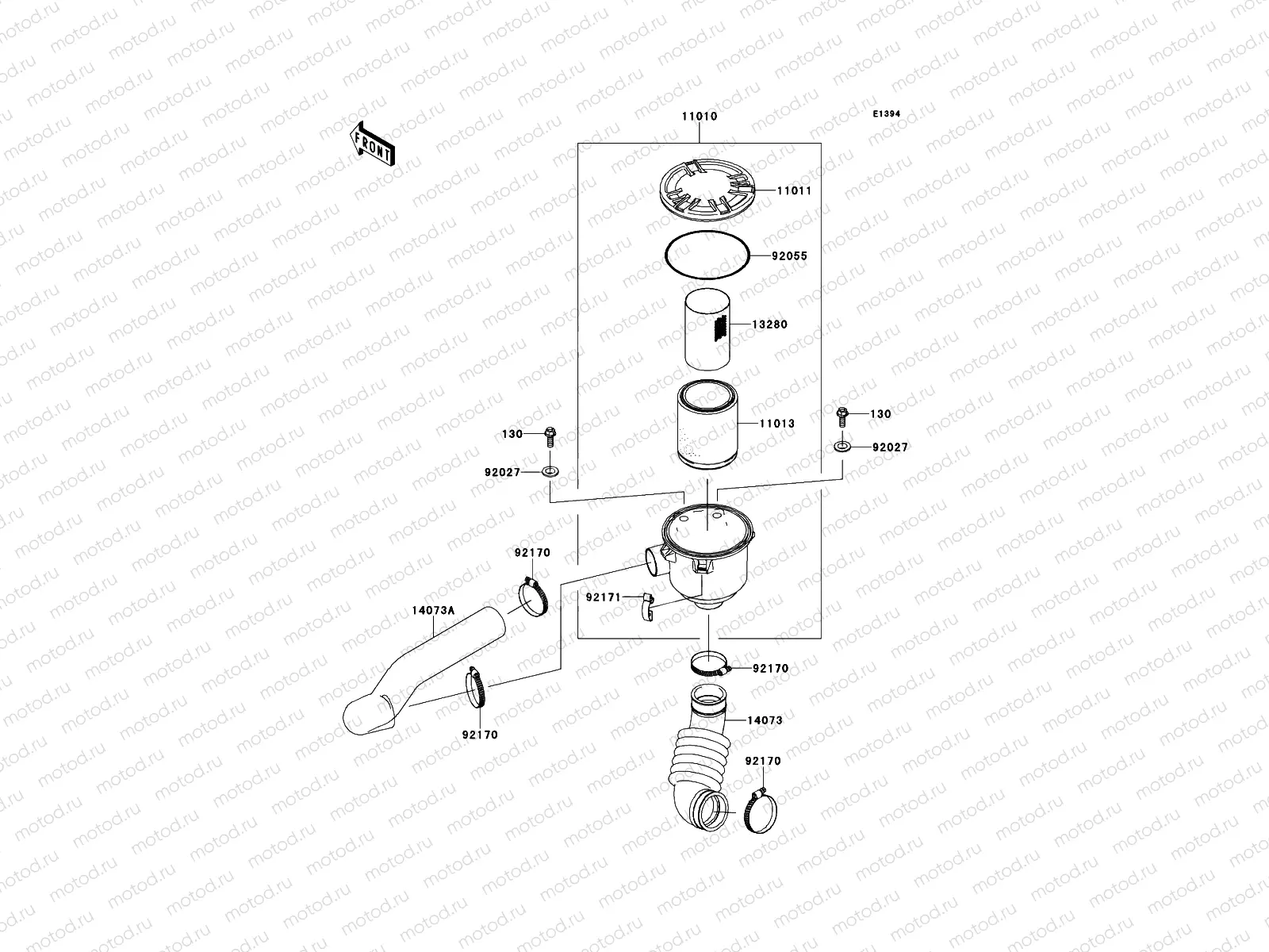 Air Cleaner-Belt Converter