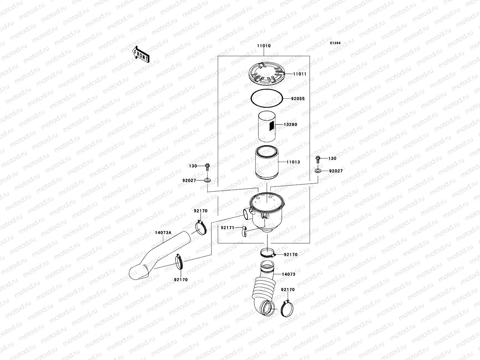 Air Cleaner-Belt Converter