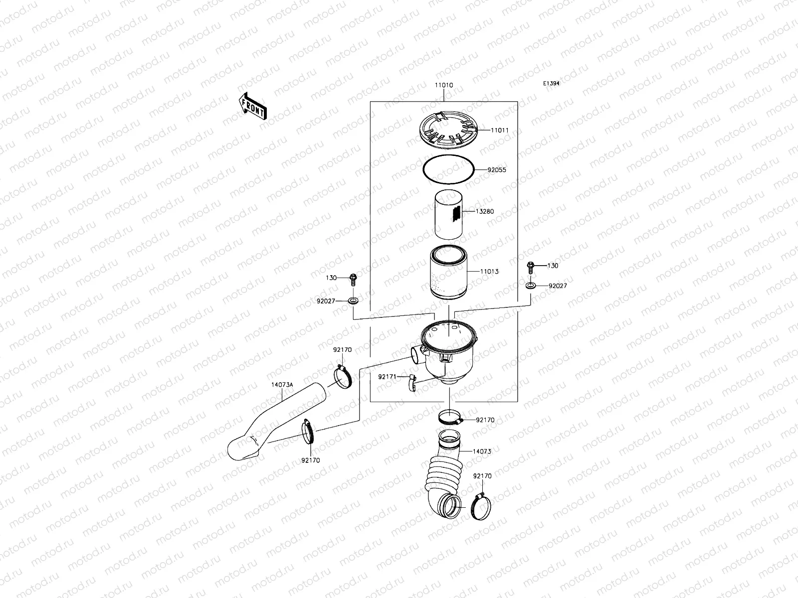 Air Cleaner-Belt Converter