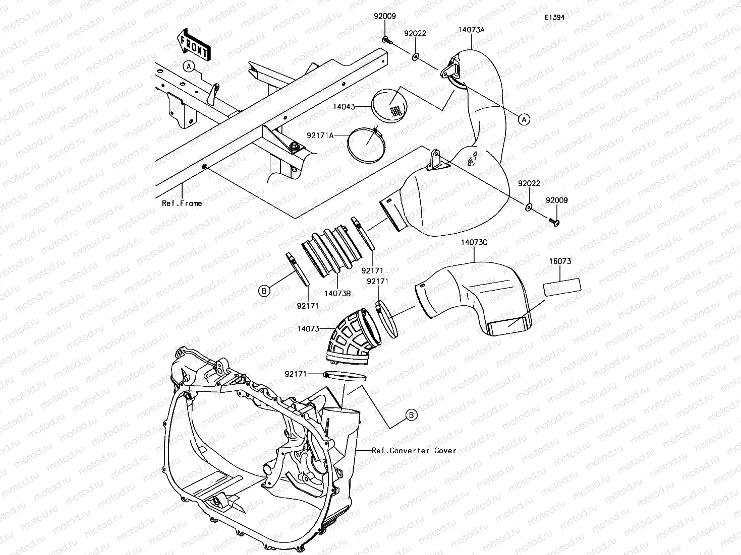 Air Cleaner-Belt Converter