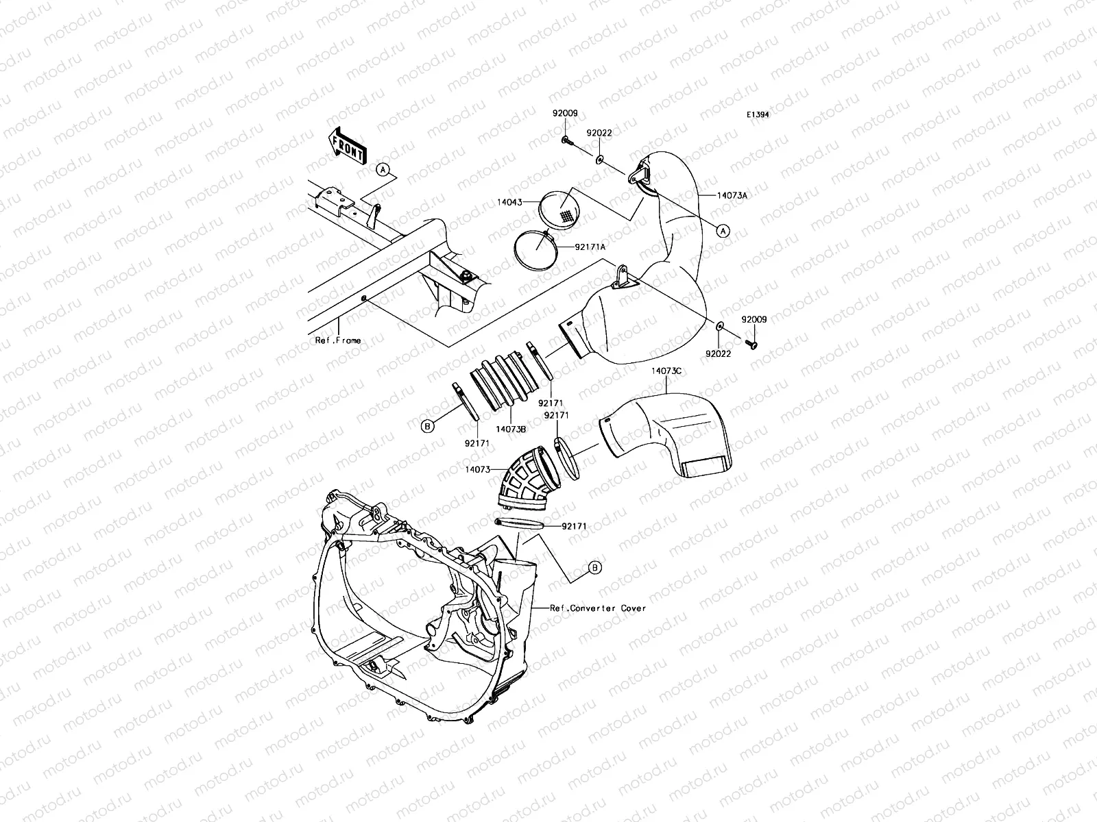 Air Cleaner-Belt Converter